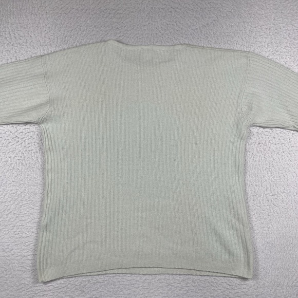 Sostanza‎ Sweater Womens 2X Plus Light Green Cable Knit Lambswool Rabbit Hair - Picture 14 of 15